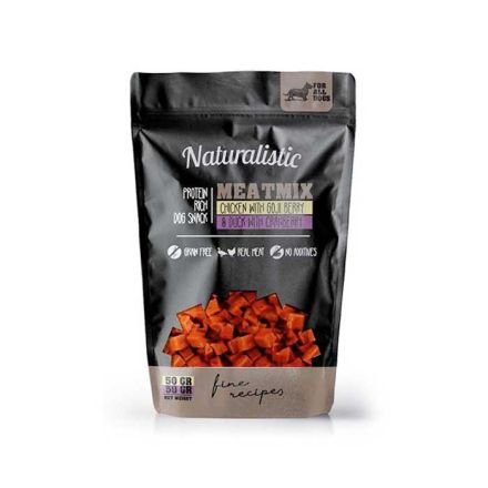 Naturalistic MeatMix Chicken With Goji Berry & Duck With Cranberry 100G