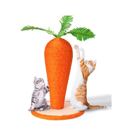 Rascador en forma de Zanahoria para gatos
