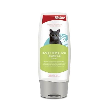 Bioline Shampoo Para Gatos Repelentes De Insectos