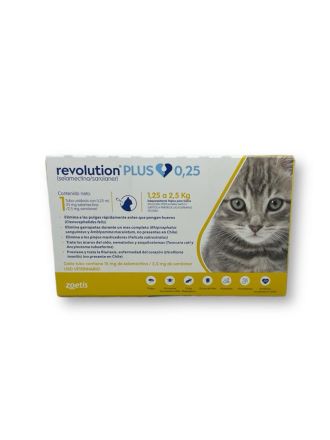 Revolution Plus 0.25 ML para Gatos hasta 2.5KG