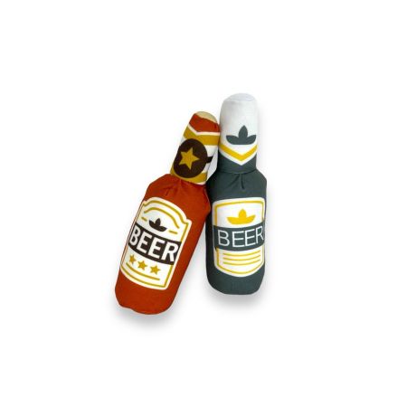 Juguete Botella Beer con Catnip 26x7cm