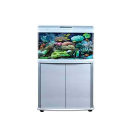 ACUARIO CON MUEBLE PLATEADO 72 L