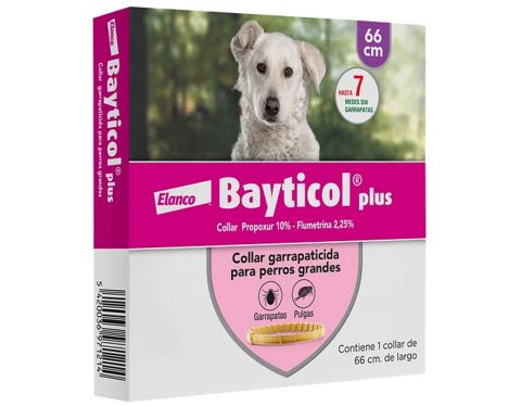 Bayticol plus collar garrapaticida para perros L