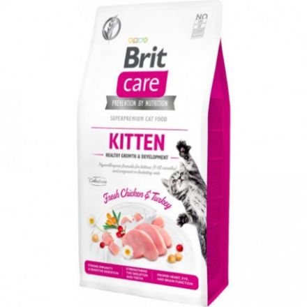 Brit Care Cat Grain Free Kitten Crecimiento Saludables 7kg