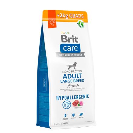 BRIT CARE DOG HYPOALLERGENIC ADULT LARGE BREED LAMB 14 KG