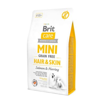 BRIT CARE MINI GF HAIR & SKIN 7 KG