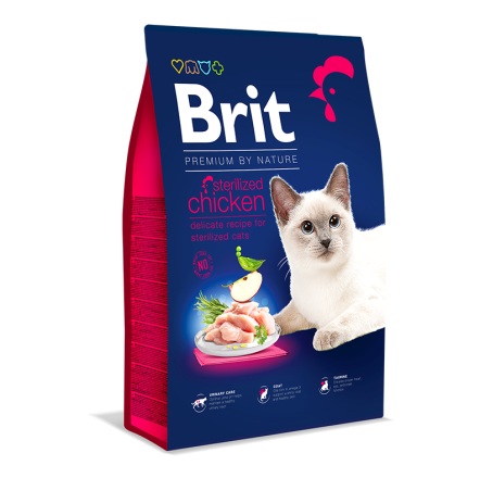 Brit Premium By Nature Cat Sterilized Chiken 