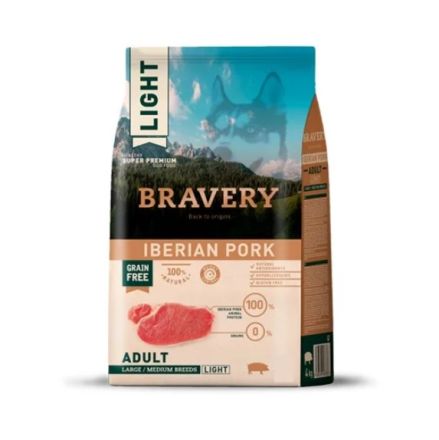 BRAVERY LIGHT IBERIAN PORK ADULT LARGE/MEDIUM BREED 12kg