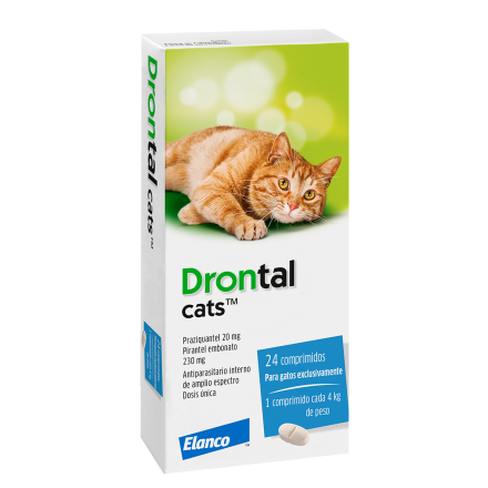 Drontal Antiparasitario interno para Gatos 1 Comprimido Sachet