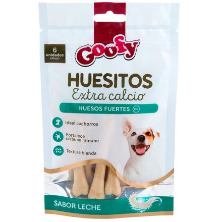 Goofy Huesitos Extra Calcio Para Cachorros 40gr