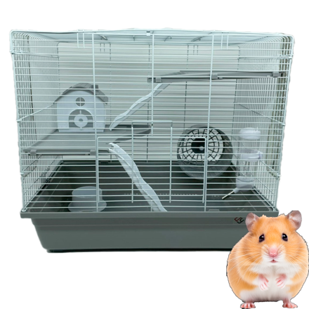 Jaula para Hamster de 2 pisos