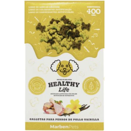 HEALTHY LIFE GALLETA PUPPY TREATS POLLO Y VAINILLLA 