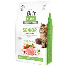 Brit Care Cat Grain Free Senior Weight Control 2kg