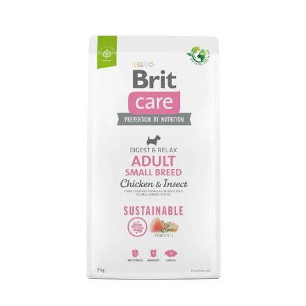 Brit care dog chicken & insect adult small breed 7kg 