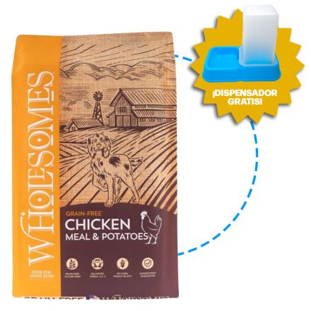 Wholesomes Chicken Meal & Potatoes Formula Grain