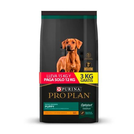 PROPLAN CACHORRO LARGE BREED 15K (12+3)