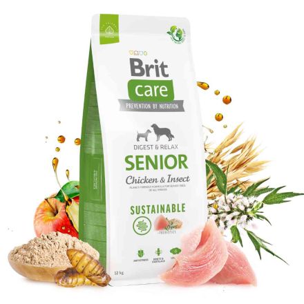 Brit care dog chiken & insect senior