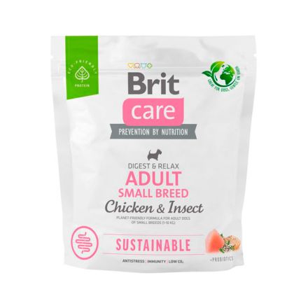 Brit care dog chicken & insect adult small breed 1kg