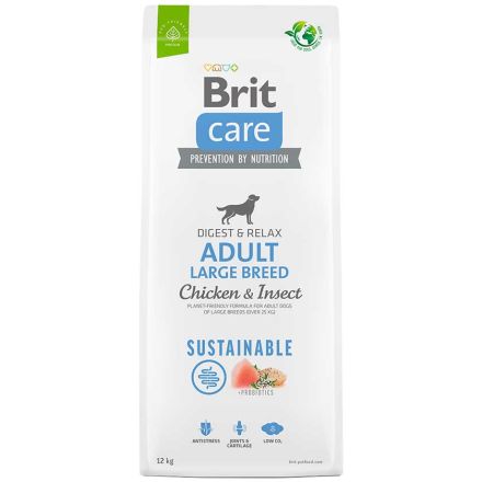 Brit care dog chicken & insect adult large breed 12kg