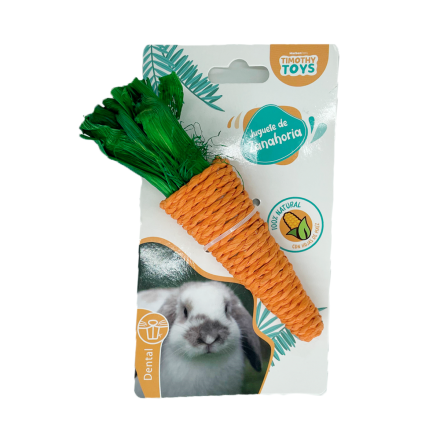 Juguete Zanahoria de Maíz para mascotas pequeñas