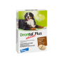 Drontal Plus Antiparasitario interno 35 KG interno de amplio espectro, que elimina efectivamente los principales nemátodos y céstodos del perro.