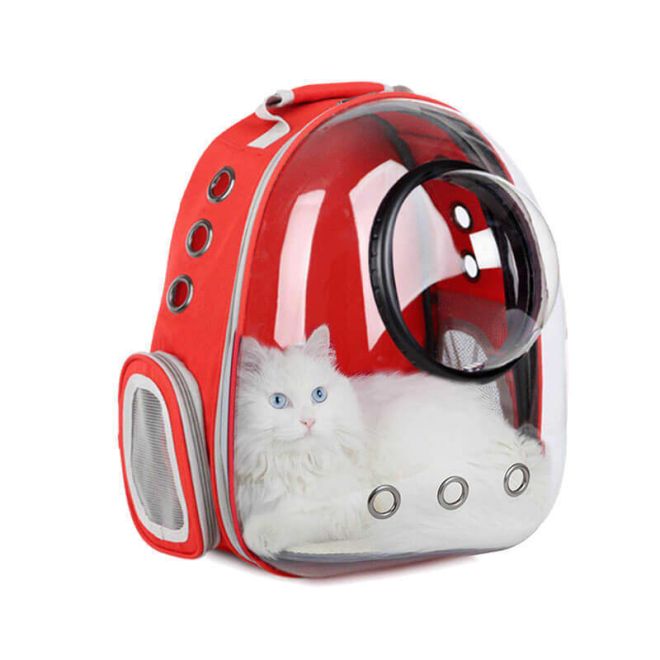 Despachos gratis y rapidos Mochila transporte Astronauta Color Rojo PetHome